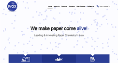 Desktop Screenshot of ivaxchem.com